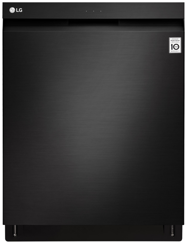 LG 24" Top Control Built-In Dishwasher-Matte Black Stainless Steel