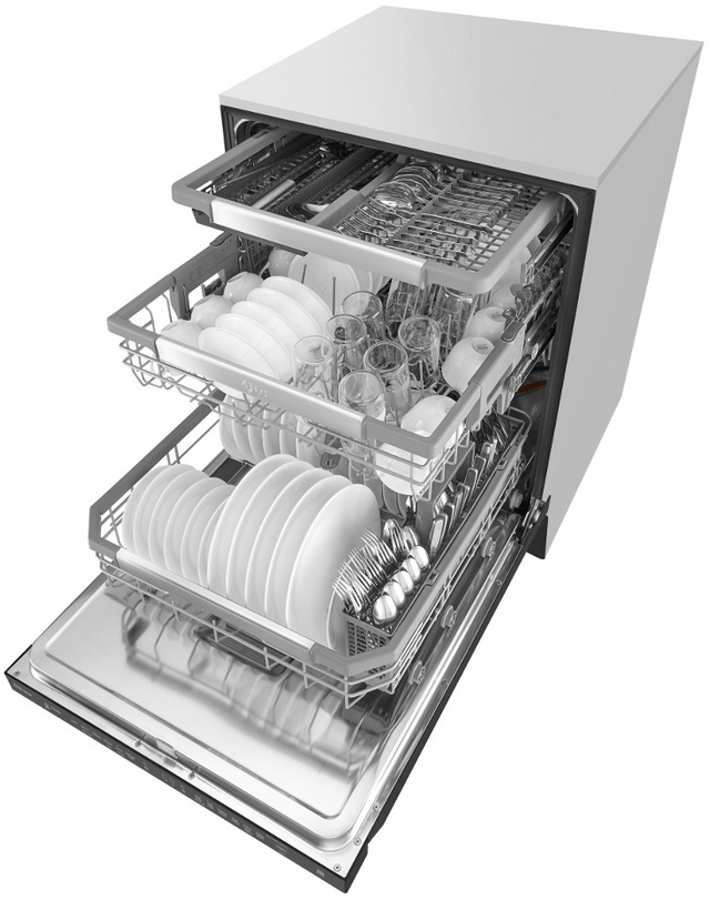 LG 24" Top Control Built-In Dishwasher-Black 16