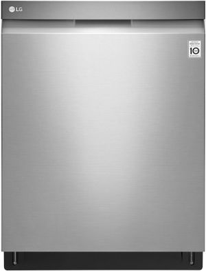 LG 24" Platinum Silver Steel Built In Dishwasher