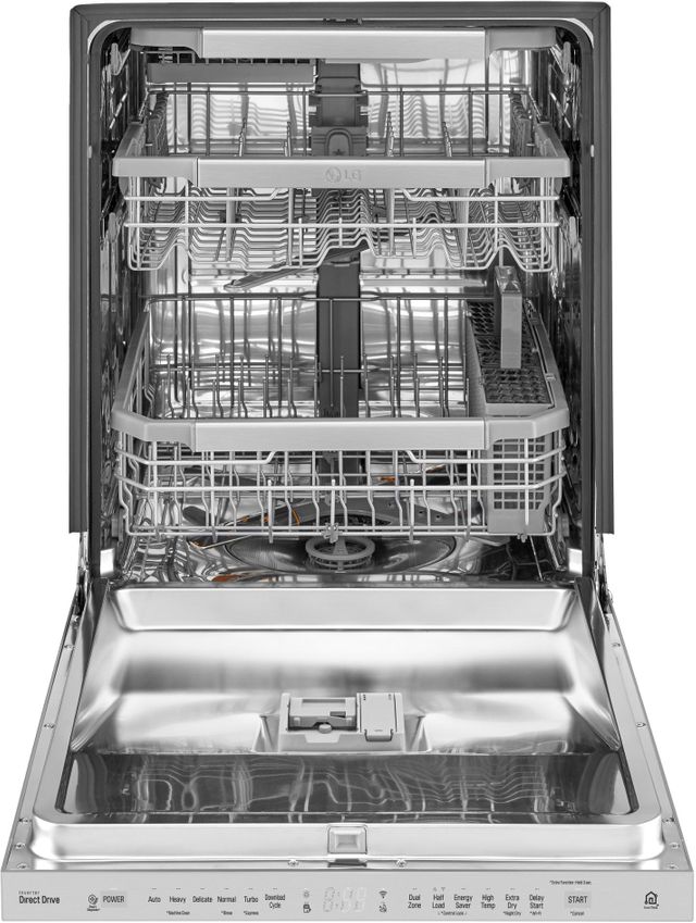 LG 24" Platinum Silver Steel Built In Dishwasher 2
