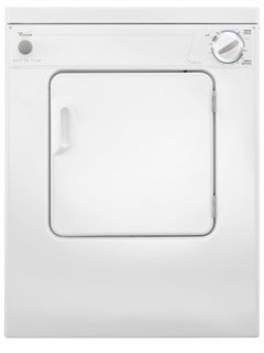 Whirlpool® 3.4 Cu. Ft. White Compact Front Load Electric Dryer