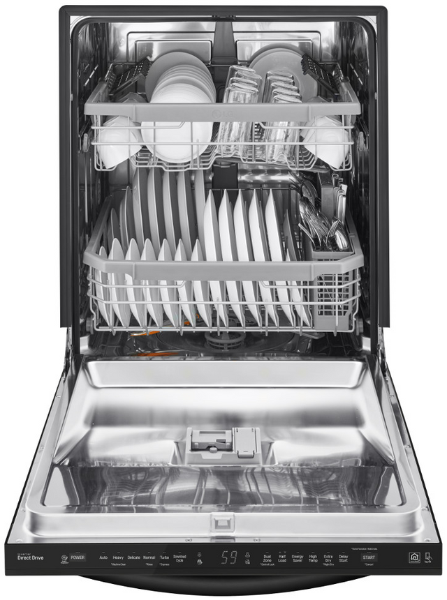 LG 24" Top Control Built-In Dishwasher-Black 1