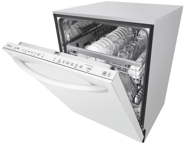 LG 24" Top Control Built-In Dishwasher-White 5