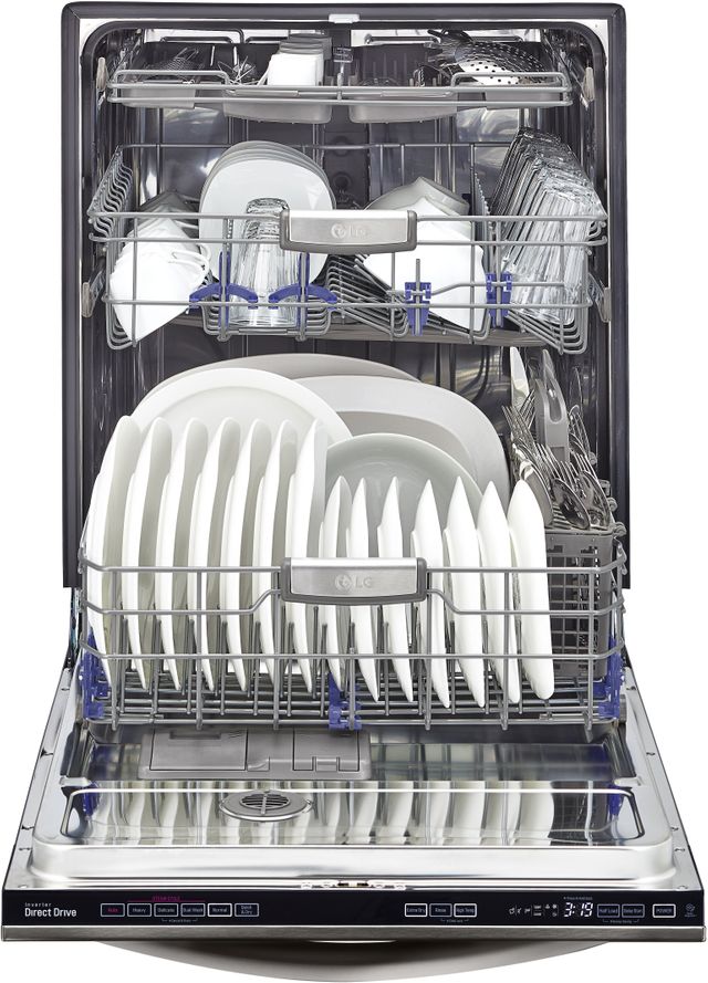 LG 24" Built In Dishwasher-Black Stainless Steel 3