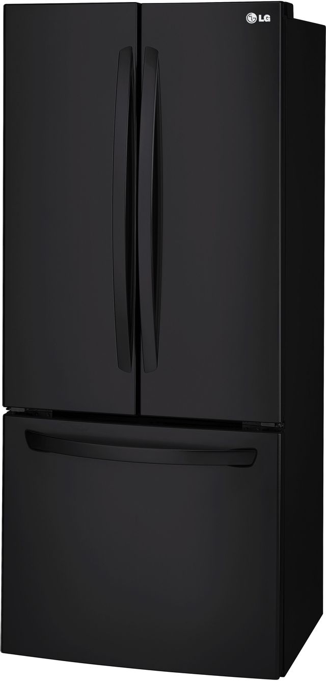 LG 22 Cu. Ft. French Door Refrigerator-Black 2