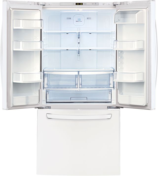 LG 22 Cu. Ft. French Door Refrigerator-Smooth White 3