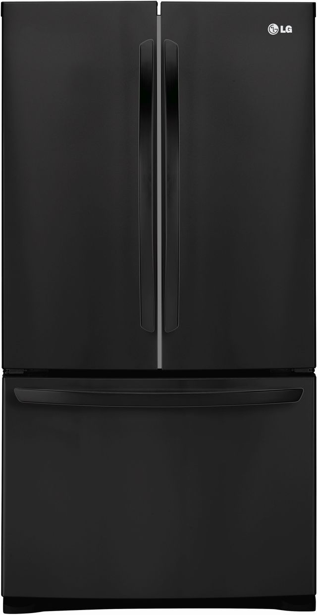 LG 28 Cu. Ft. French Door Refrigerator-Smooth Black 0