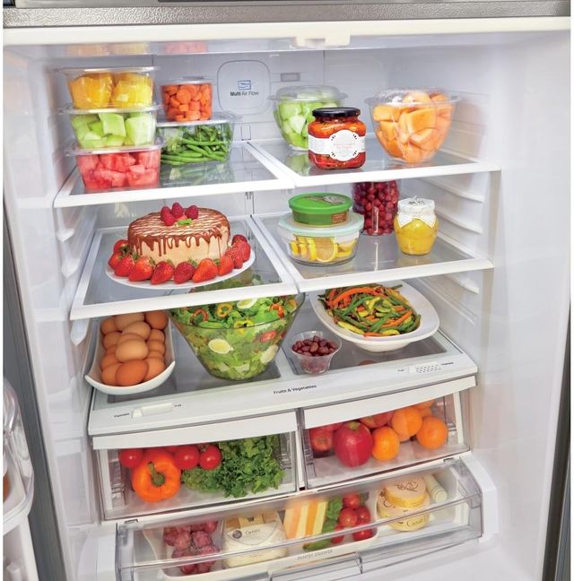 LG 30 in. 21.8 Cu. Ft. Stainless Steel French Door Refrigerator-3