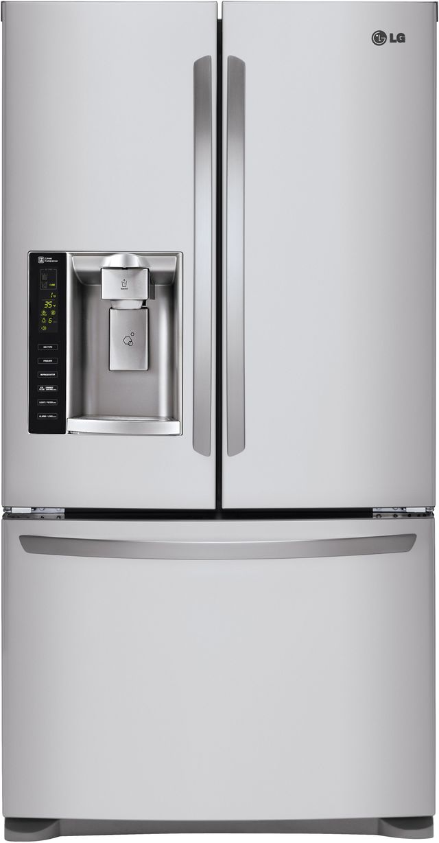 LG 25 Cu. Ft. French Door Refrigerator-Stainless Steel-0