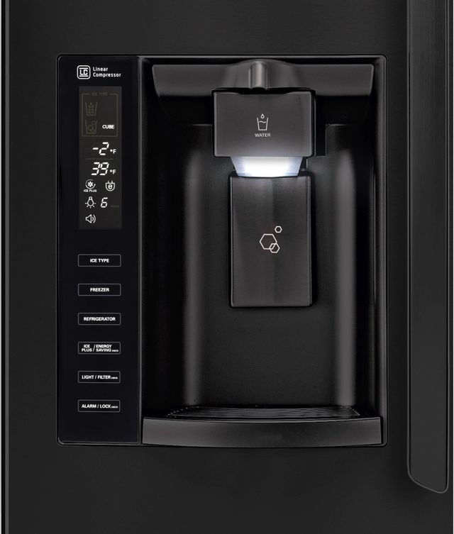 LG 28 Cu. Ft. French Door Refrigerator-Smooth Black 4