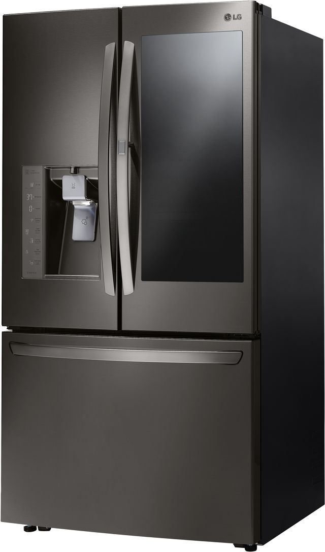 LG 23.5 Cu. Ft. Black Stainless Steel Counter Depth French Door Refrigerator 6