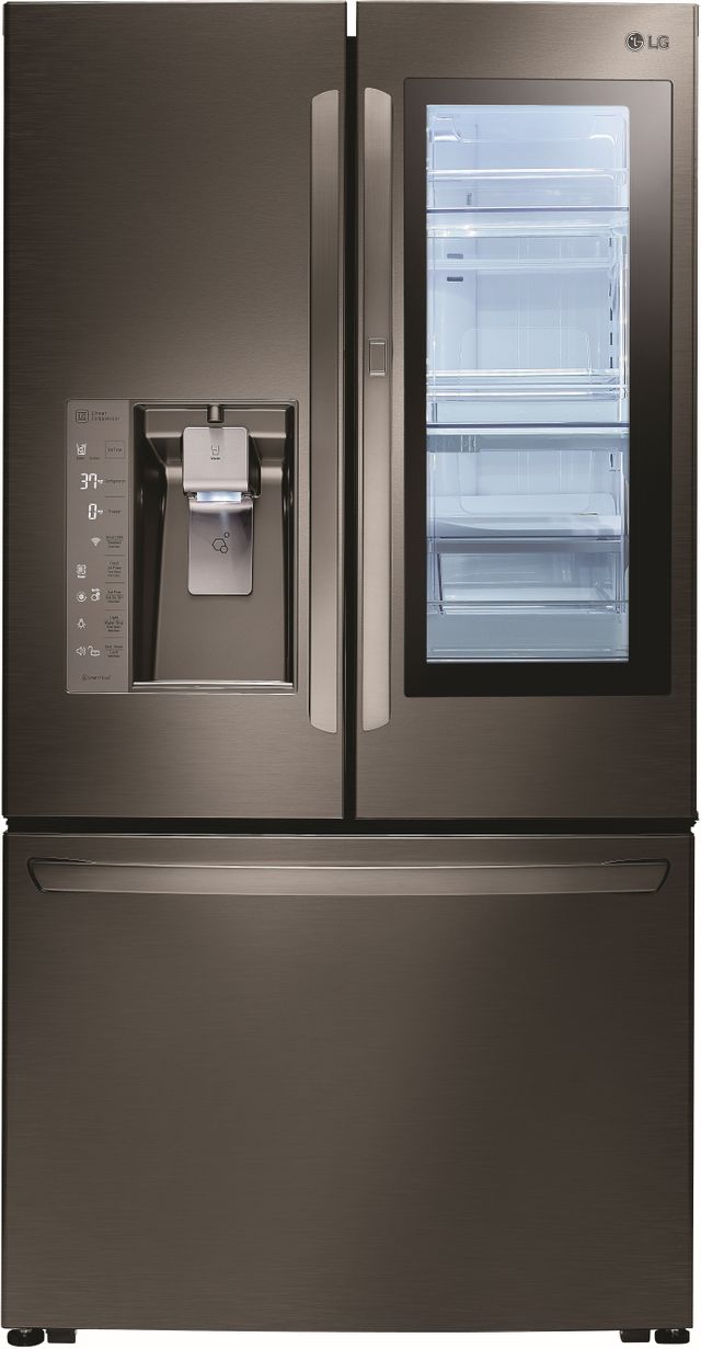 LG 23.5 Cu. Ft. Black Stainless Steel Counter Depth French Door Refrigerator 2