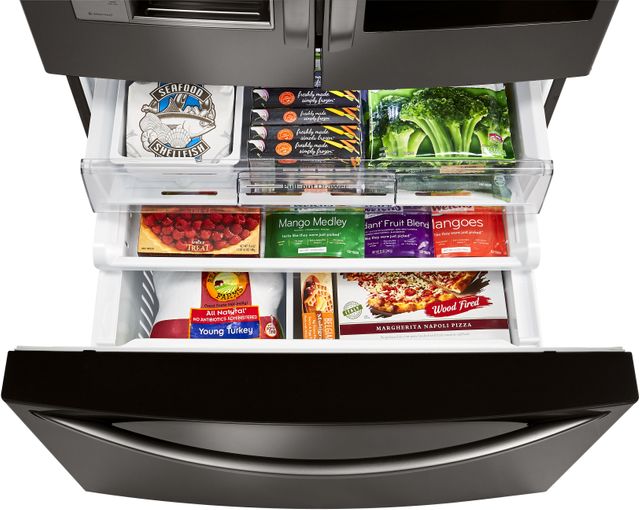LG 23.5 Cu. Ft. Black Stainless Steel Counter Depth French Door Refrigerator 7