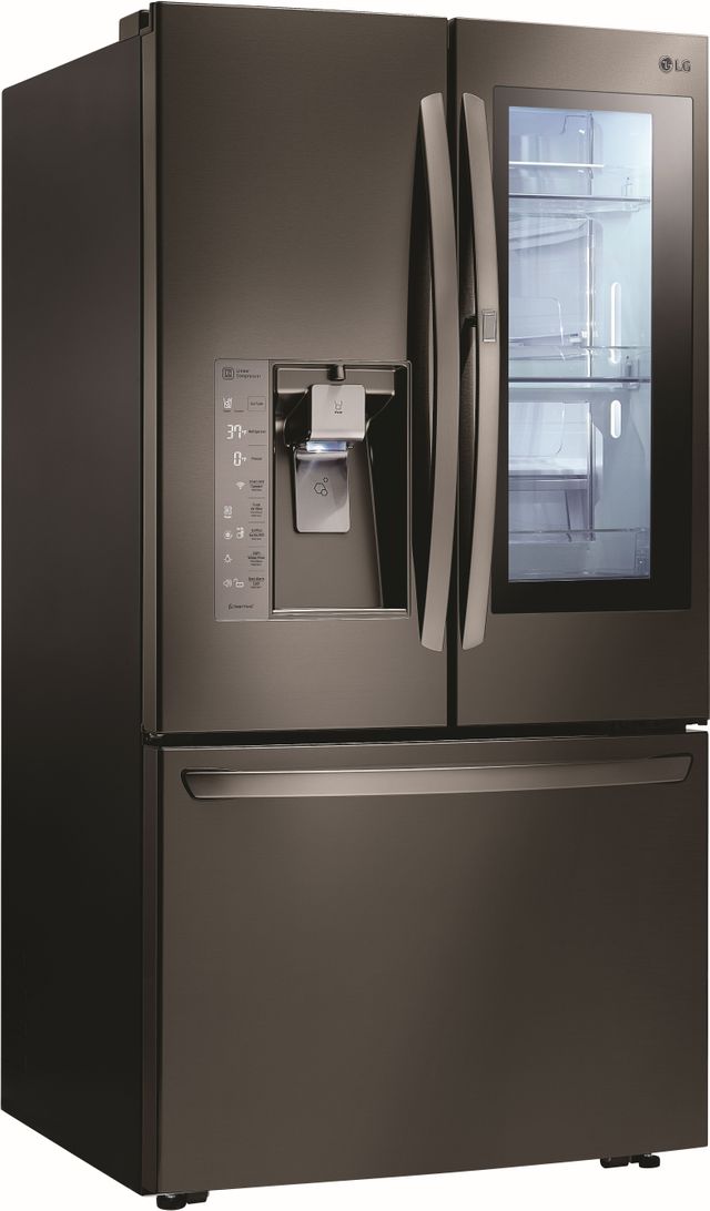 LG 23.5 Cu. Ft. Black Stainless Steel Counter Depth French Door Refrigerator 5