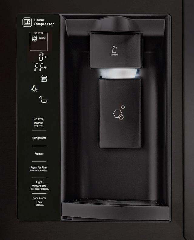 LG 24 Cu. Ft. French Door Refrigerator-Black 1