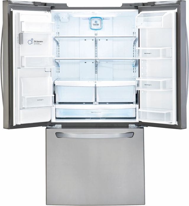 LG 24.2 Cu. Ft. Stainless Steel French Door Refrigerator 1