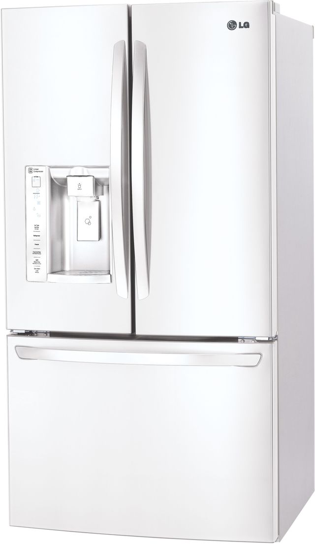 LG 24 Cu. Ft. French Door Refrigerator-Smooth White 3