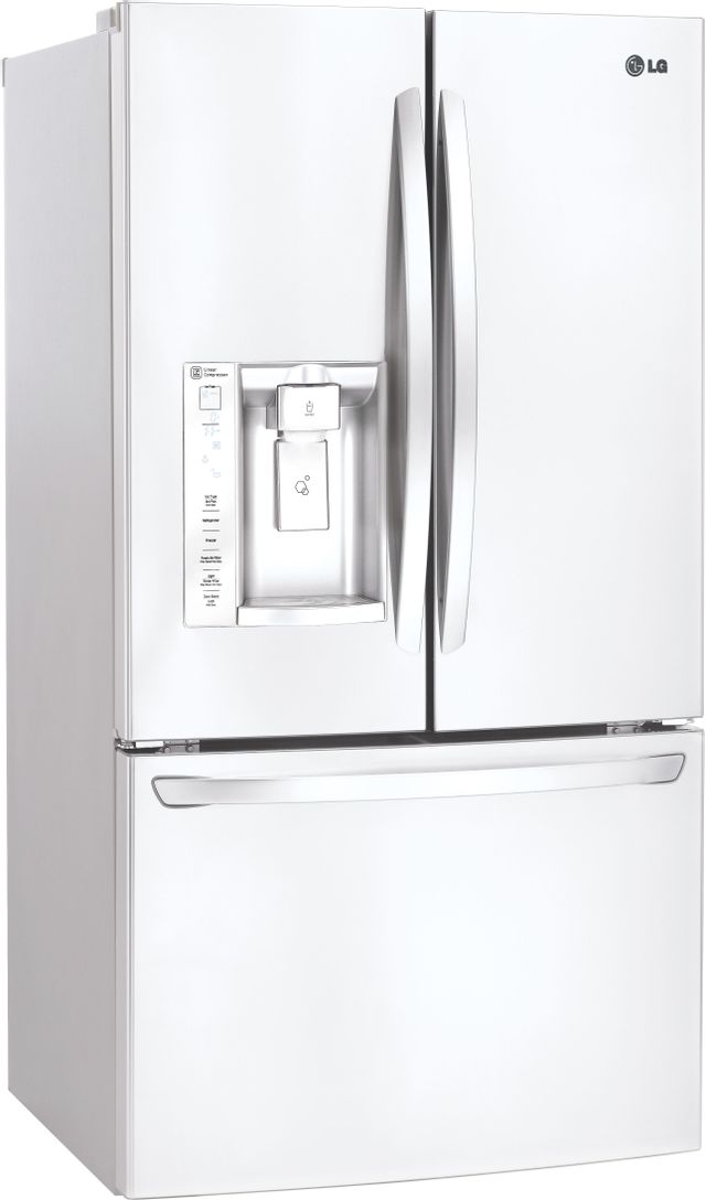 LG 24 Cu. Ft. French Door Refrigerator-Smooth White 4