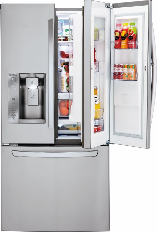LG 24 Cu. Ft. French Door Refrigerator-Stainless Steel 8