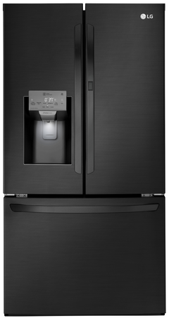 LG 27.7 Cu. Ft. Matte Black Stainless Steel French Door Refrigerator