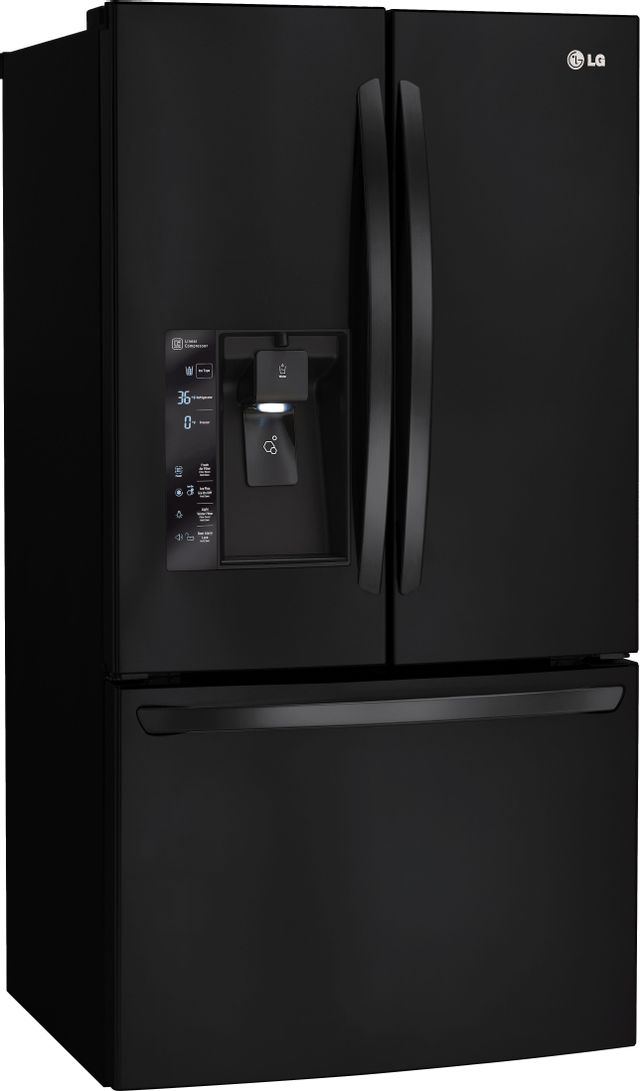 LG 29 Cu. Ft. French Door Refrigerator-Smooth Black 3