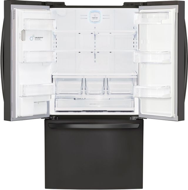 LG 29 Cu. Ft. French Door Refrigerator-Smooth Black 4