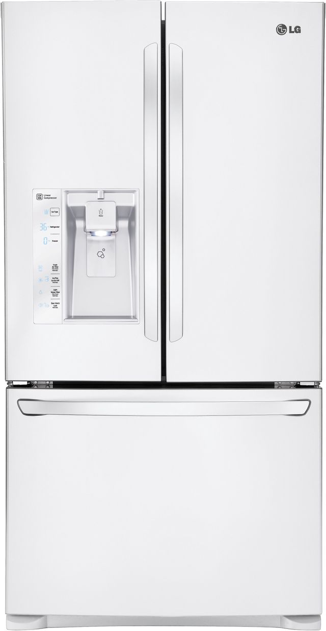 LG 29 Cu. Ft. French Door Refrigerator-Smooth White 0