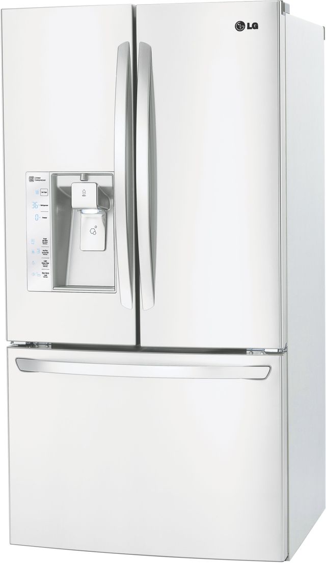 LG 29 Cu. Ft. French Door Refrigerator-Smooth White 2