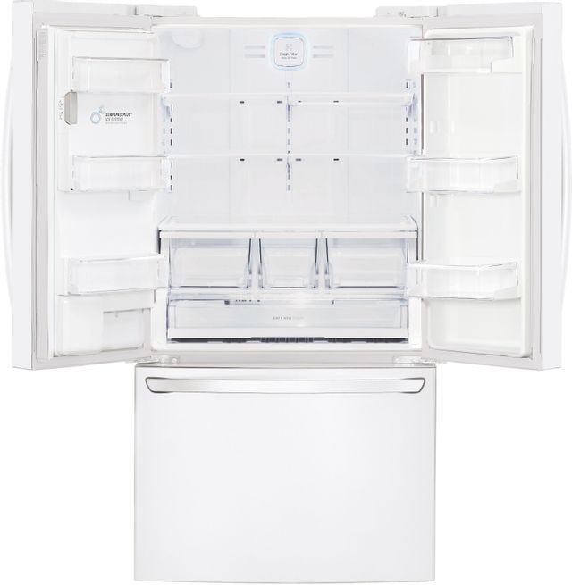 LG 29 Cu. Ft. French Door Refrigerator-Smooth White 4
