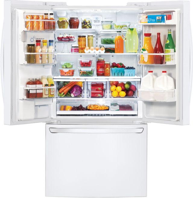 LG 29 Cu. Ft. French Door Refrigerator-Smooth White 5