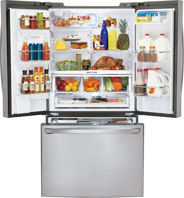 LG 29.80Cu. Ft. Stainless Steel French Door Refrigerator 2