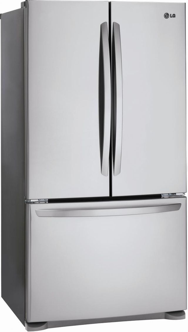 LG 25 Cu. Ft 3-Door French Door Refrigerator-Stainless Steel 3