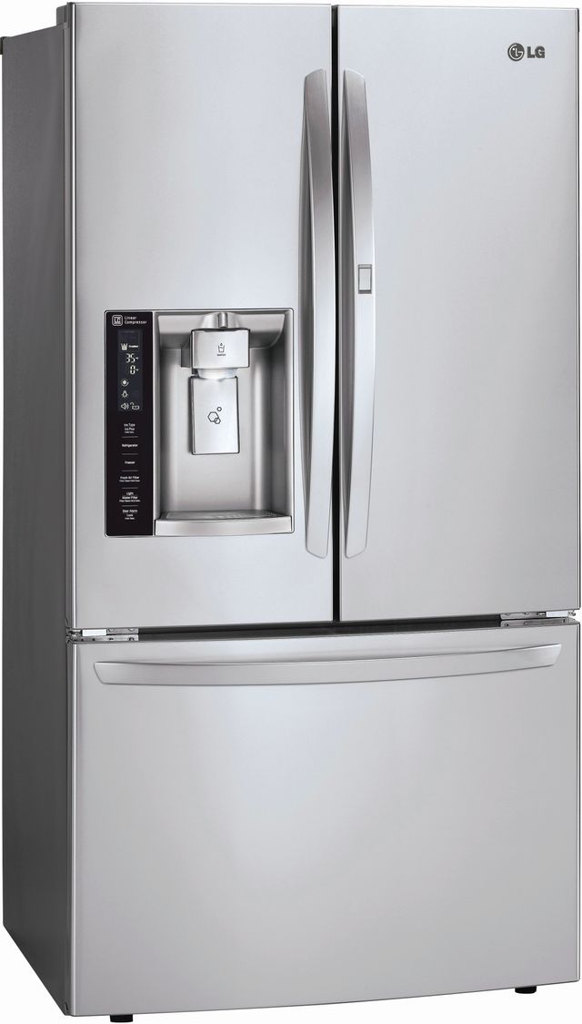LG 27 Cu. Ft. 3-Door French Door Refrigerator-Stainless Steel 5