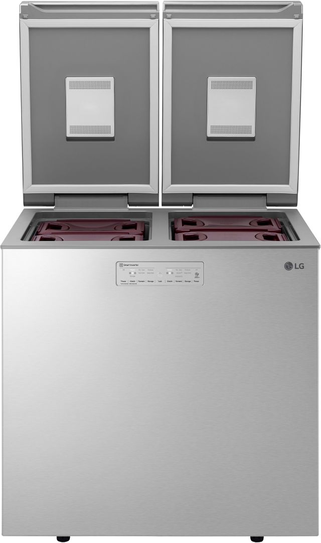 LG® 7.6 Cu. Ft. Platinum Silver Compact Refrigerator 1