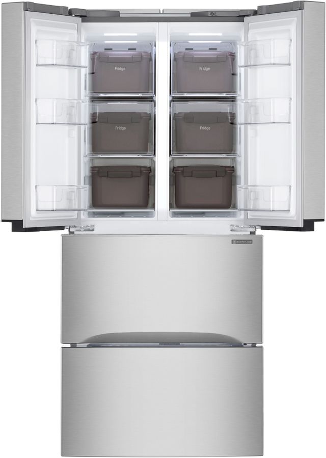 LG 14.3 Cu. Ft. Platinum Silver Kimchi/Specialty Food French Door Refrigerator 2