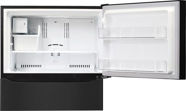 LG 20 Cu. Ft. Top Freezer Refrigerator - Smooth Black 12