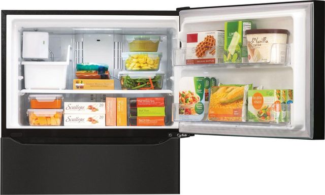 LG 20 Cu. Ft. Top Freezer Refrigerator - Smooth Black 13