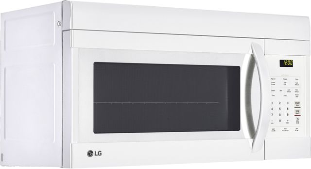 LG Over-The-Range Microwave Oven-Smooth White 4