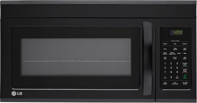 LG Over The Range Microwave Oven-Smooth Black