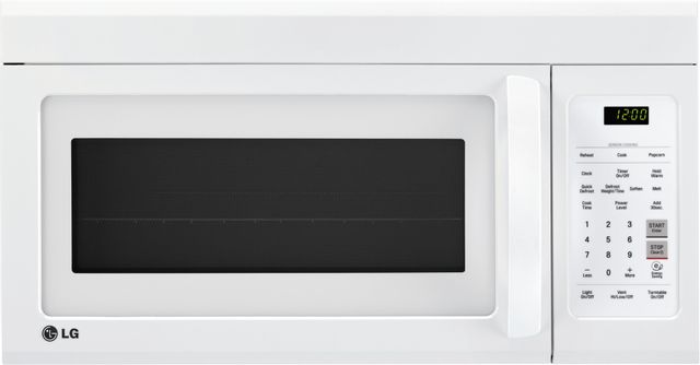 LG Over The Range Microwave Oven-Smooth White
