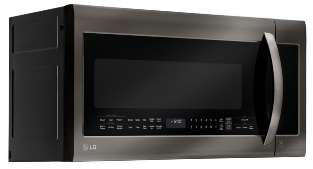 LG Over The Range Microwave-Black Stainless Steel 2