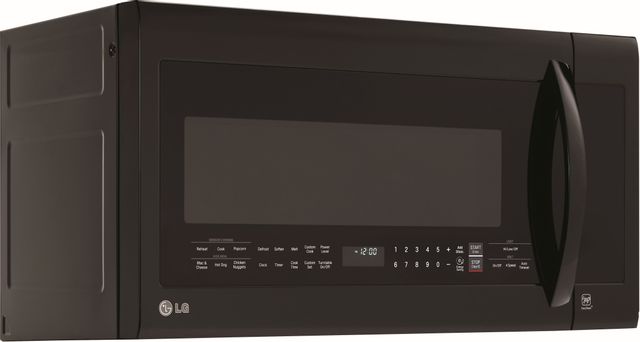 LG Over The Range Microwave Oven-Smooth Black 2