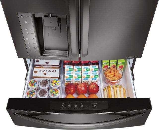 LG 22.7 Cu. Ft. Black Stainless Steel Counter Depth French Door Refrigerator 5