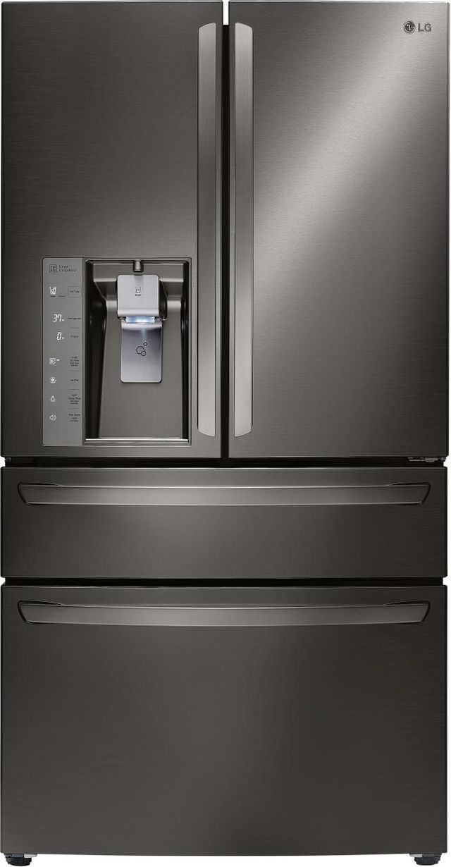 LG 22.7 Cu. Ft. Black Stainless Steel Counter Depth French Door Refrigerator