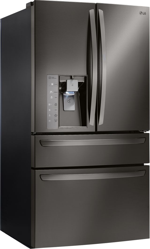 LG 22.7 Cu. Ft. Black Stainless Steel Counter Depth French Door Refrigerator 8