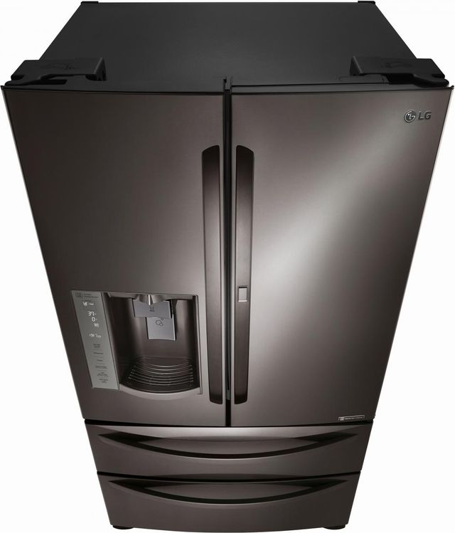LG 27 Cu. Ft. French Door Refrigerator-Black Stainless Steel 5