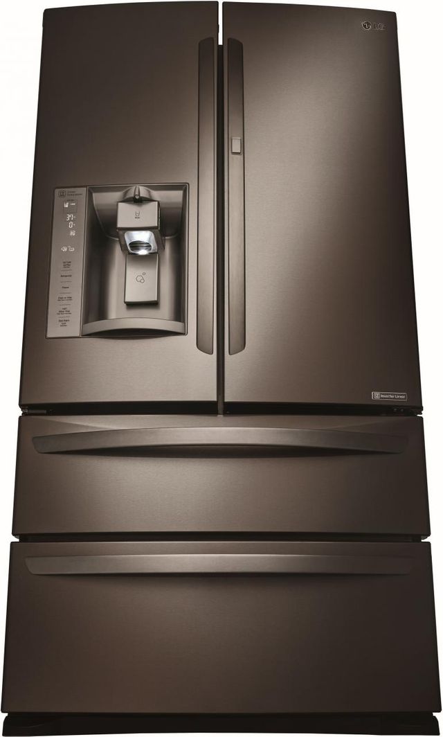 LG 27 Cu. Ft. French Door Refrigerator-Black Stainless Steel 7