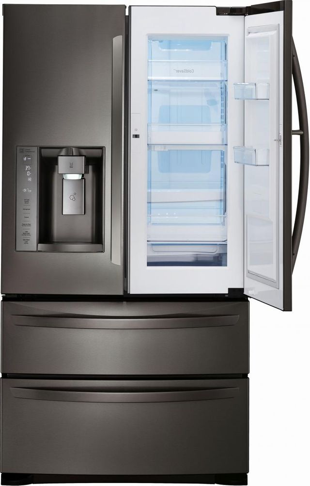 LG 27 Cu. Ft. French Door Refrigerator-Black Stainless Steel 2