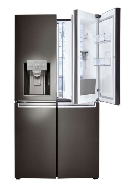 LG 29.9 Cu. Ft. French 4-Door Refrigerator-Black Stainless Steel 4