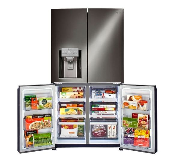 LG 29.9 Cu. Ft. French 4-Door Refrigerator-Black Stainless Steel 8